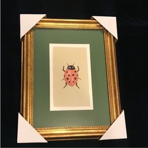 11"x14" Gold Foil Ladybug Poster Framed Wall Art Print - Rifle Paper Co.